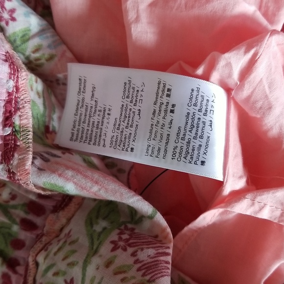 FARM Rio Smocked Top Midi Dress in Pink Macaw Flight - Picture 16 of 16